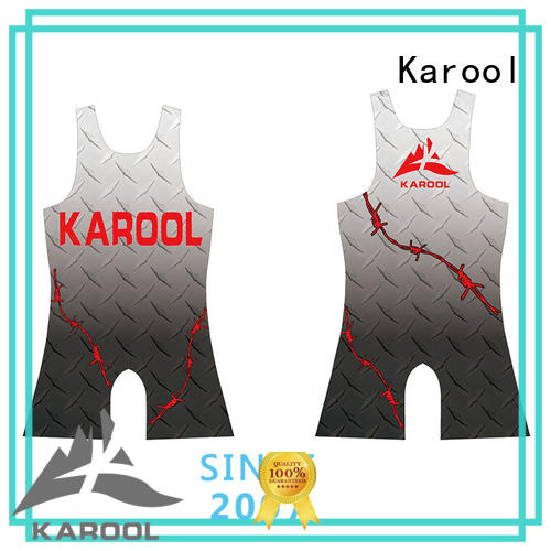 Karool comfortable wrestling singlet with good price for sporting