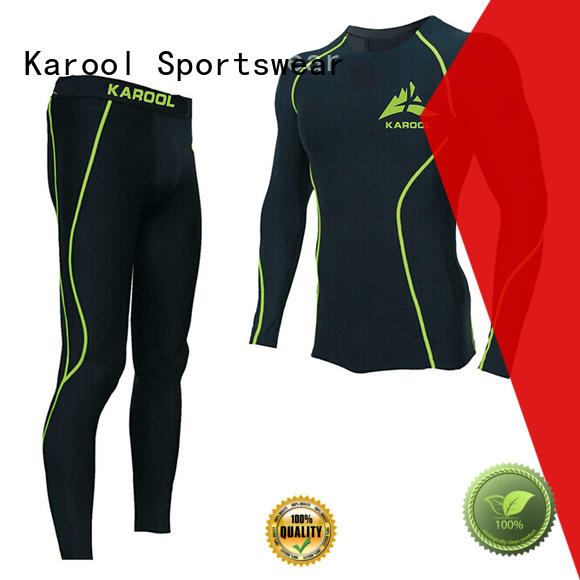 Karool fashion compression clothing manufacturer for men