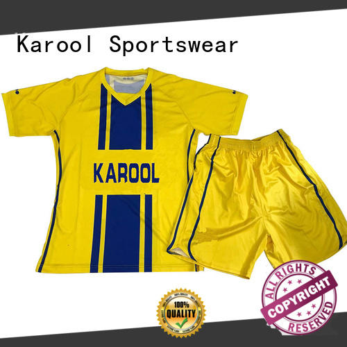 Karool custom football kits with good price for children