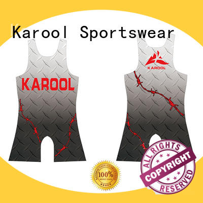 Karool custom wrestling singlets supplier for sporting