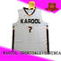 Karool basketball uniforms supplier for children