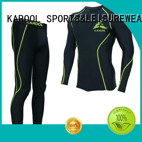 sleeve suit compression apparel long Karool