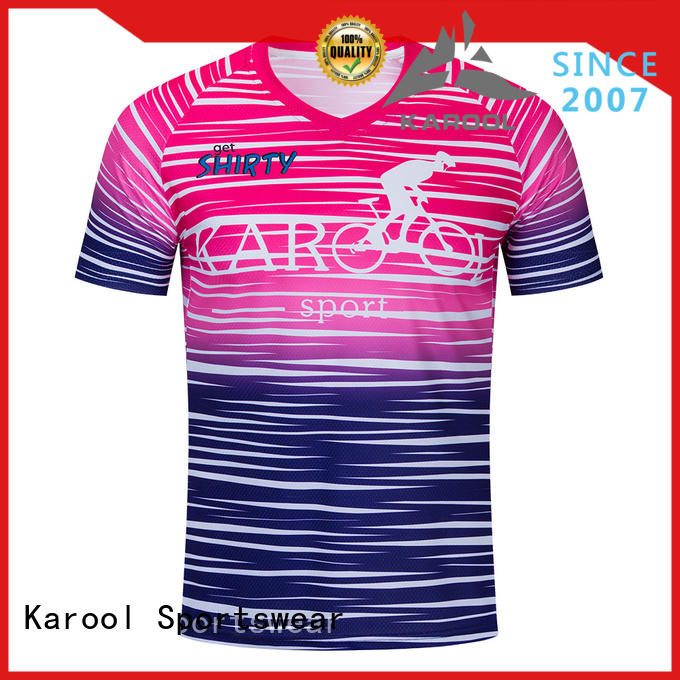 Karool racerback printed shirts supplier for children