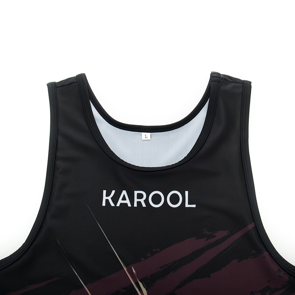 Karool breathable custom wrestling singlets with good price for sporting-4
