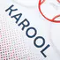 Karool running t shirt customized for short run