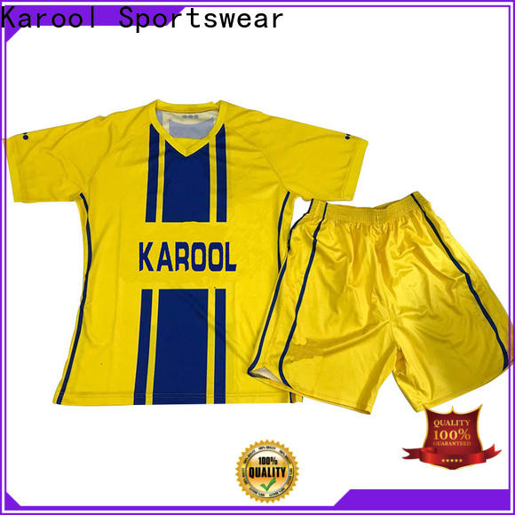 Karool high-quality custom football kits with good price for children