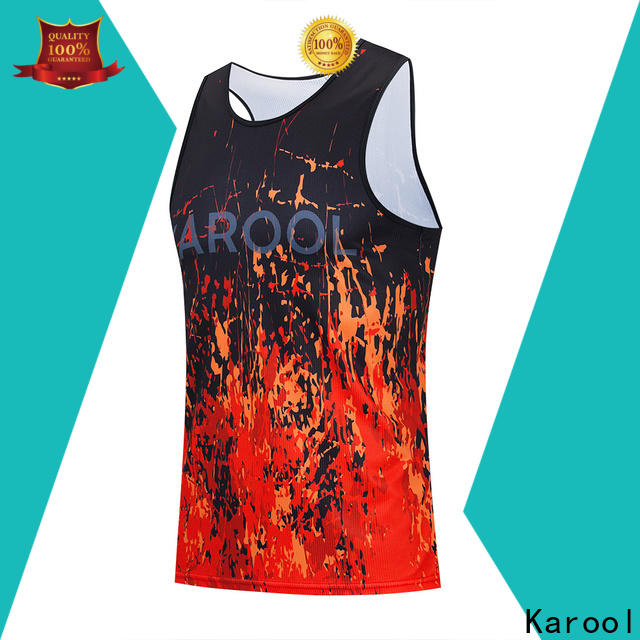 Karool wholesale mens running singlet directly sale for sporting