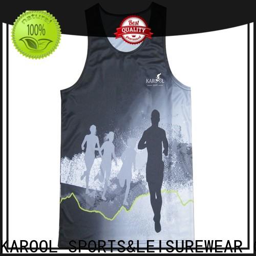 Karool mens running singlet directly sale for short run