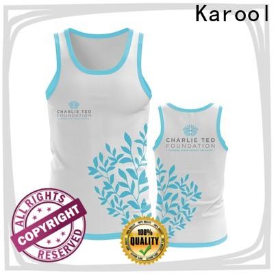 Karool custom custom running shirts customized for basket ball