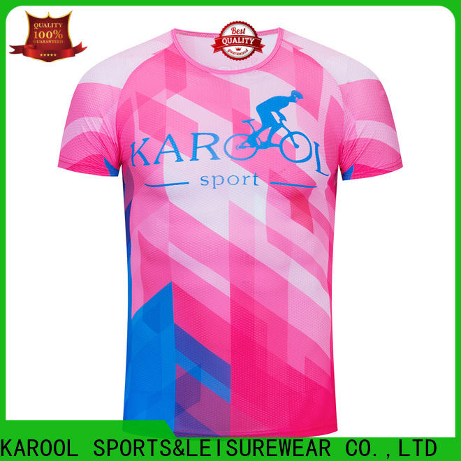 Karool custom running shirts with good price for short run