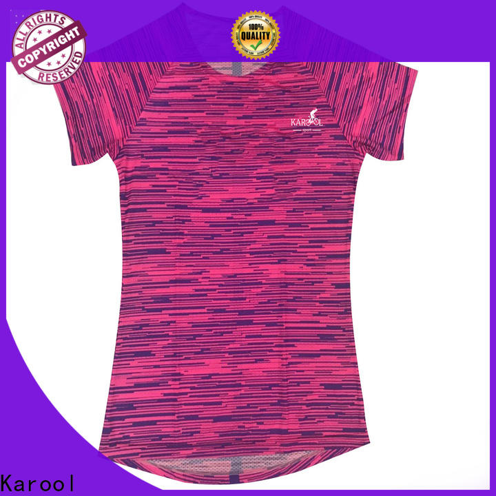 Karool top custom running shirts supplier for basket ball