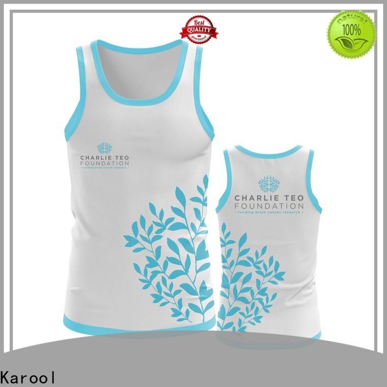 Karool custom running shirts customized for sporting