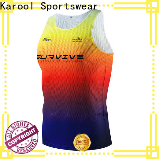 Karool wholesale running t shirt with good price for short run