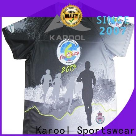Karool custom custom running shirts manufacturer for sporting