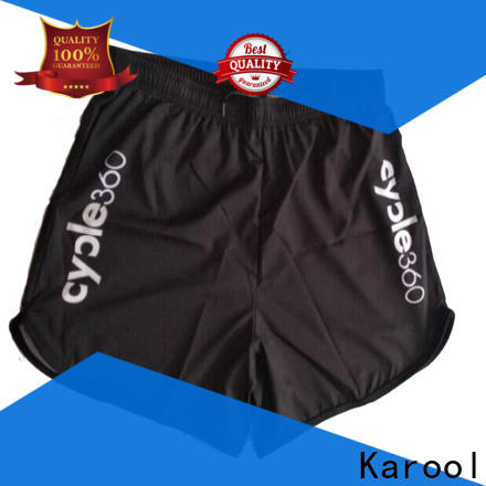 Karool high quality black running shorts customization for sporting