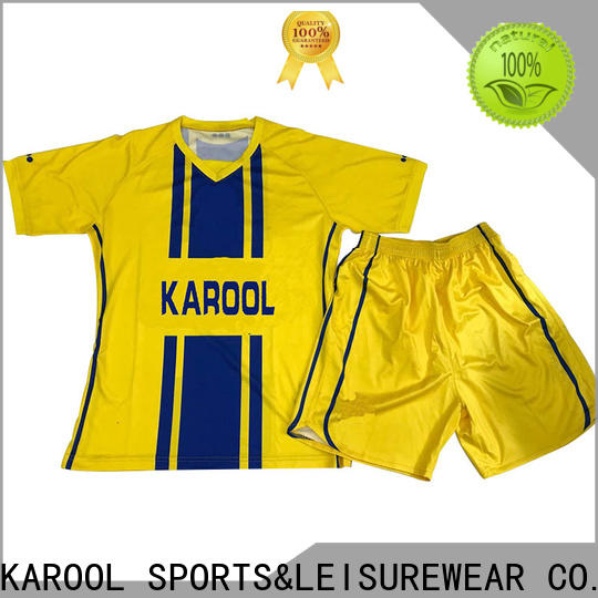 Karool best custom football kits manufacturer for sporting