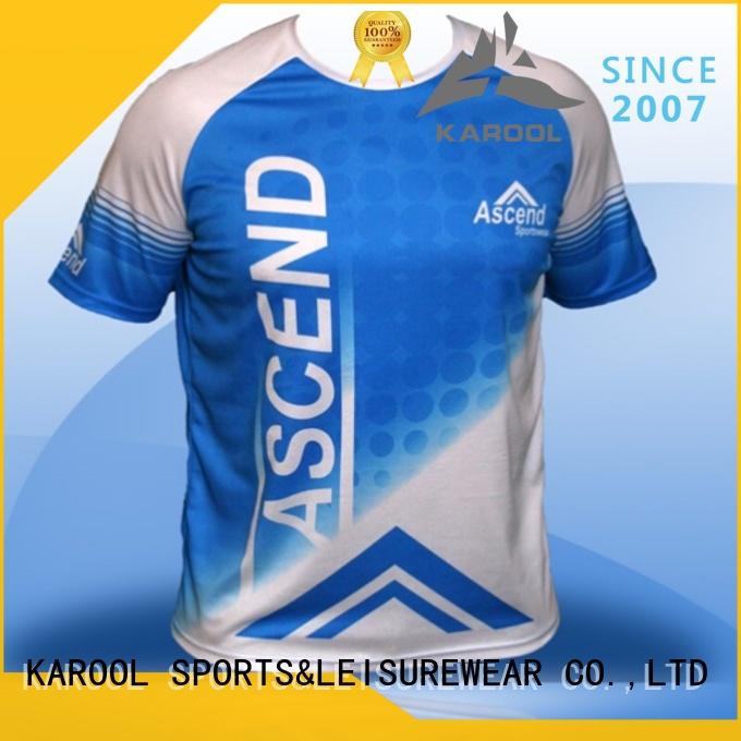 Karool breathable mens running tops with good price for basket ball