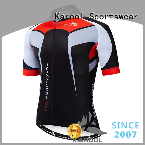 Karool breathable cool cycling jerseys with good price for children