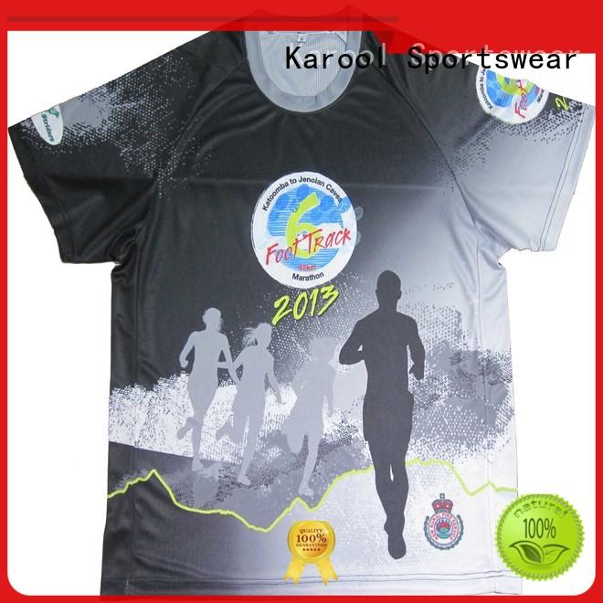 Karool running t shirt wholesale for basket ball