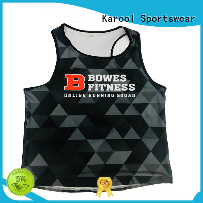 Karool custom running shirts customized for sporting
