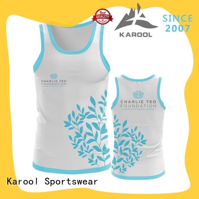 Karool breathable running t shirt wholesale for short run
