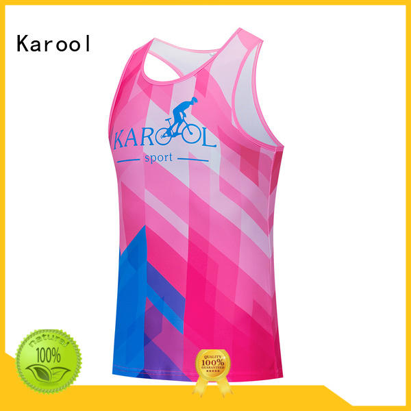 Karool mens running singlet customized for sporting
