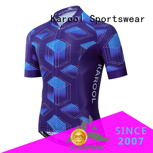 Karool light weight team cycling jerseys supplier for sporting
