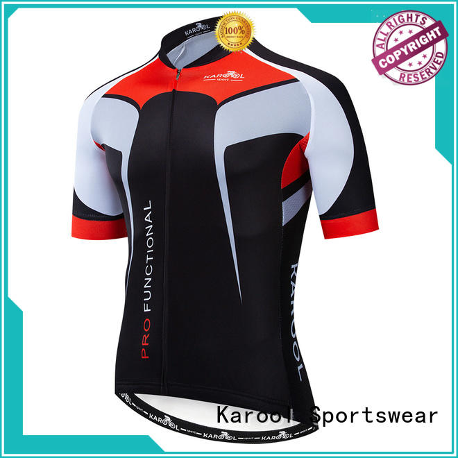 Karool comfortable team cycling jerseys directly sale for sporting