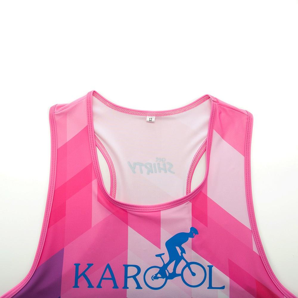 Karool light weight mens running singlet manufacturer for short run-3
