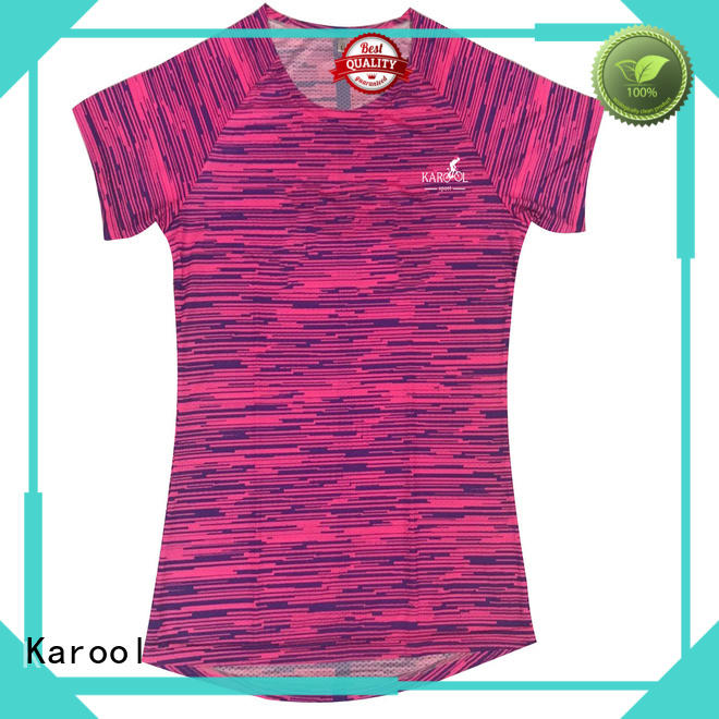 Karool light weight printed shirts customization for sporting